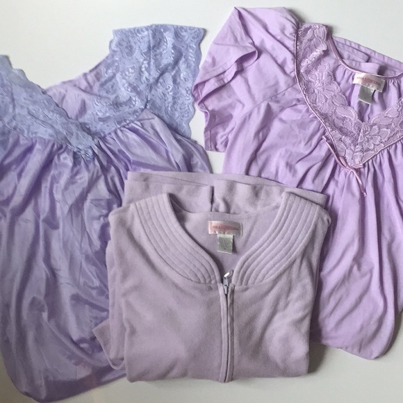 Shadowline Other - 3pc shadowline nightgown bundle szM